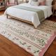 Handcrafted Decorative Cotton and Wool Handknotted Rug for Stylish Rooms